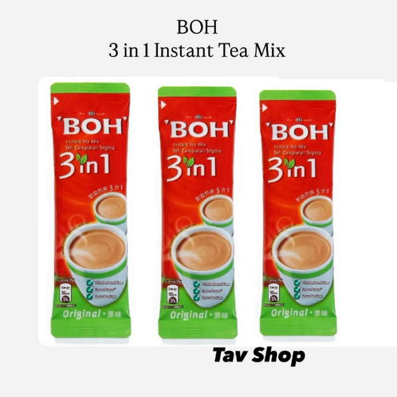 

BOH 3 in 1 Instant Tea Mix (isi 3 stick packs) Original