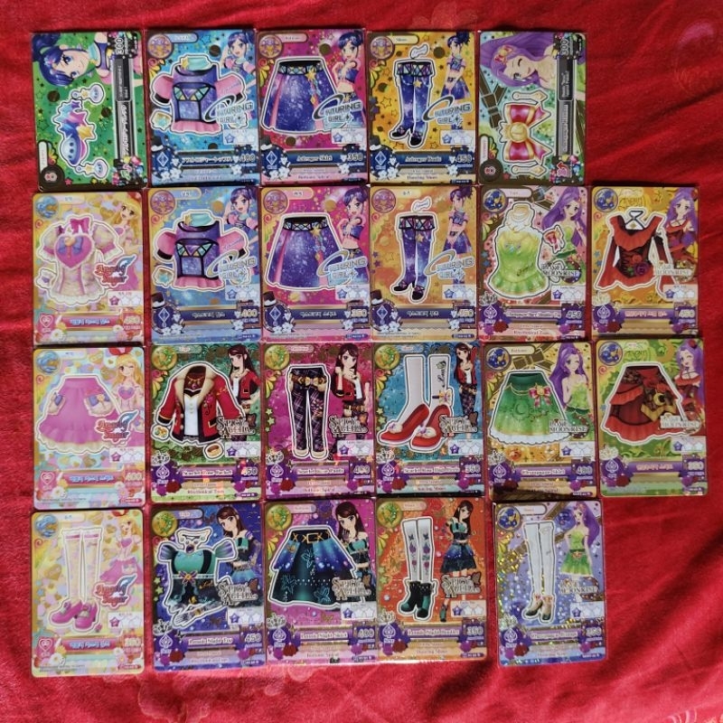 Aikatsu Zodiac rare/cp set