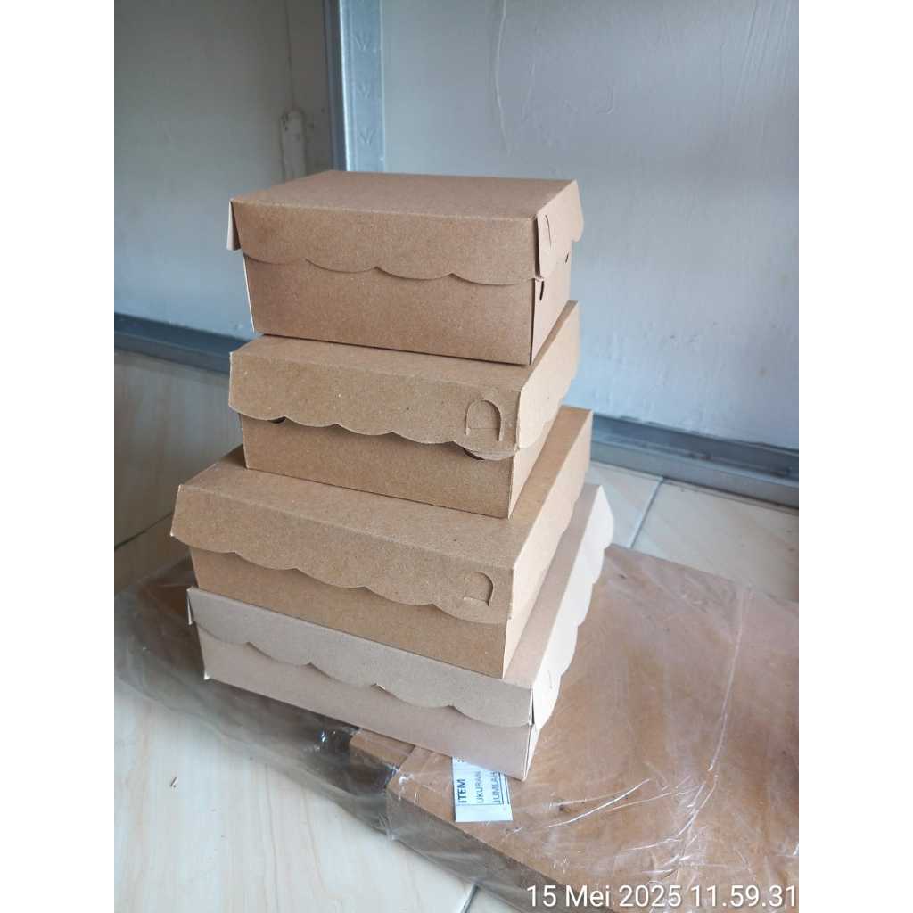 [100 pcs] Kotak Makan Coklat Hajatan