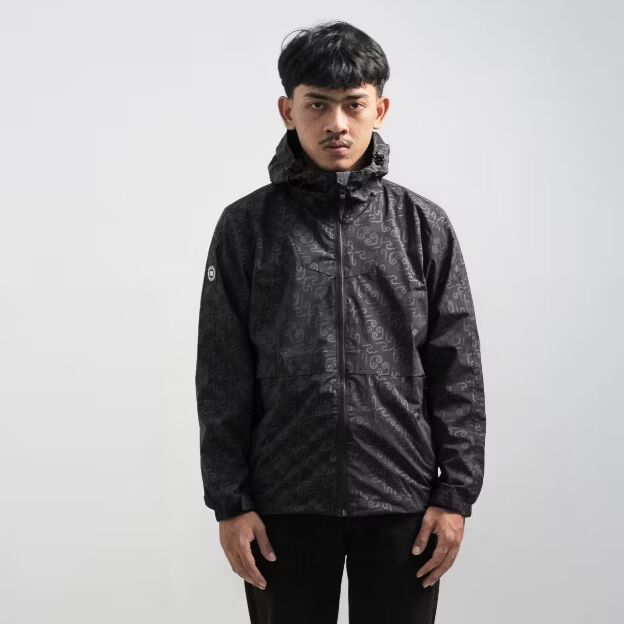 Troublemaker  -  Stalingard Aztec Reflektive - Jaket Outdoor Waterproof - Outwear Jacket