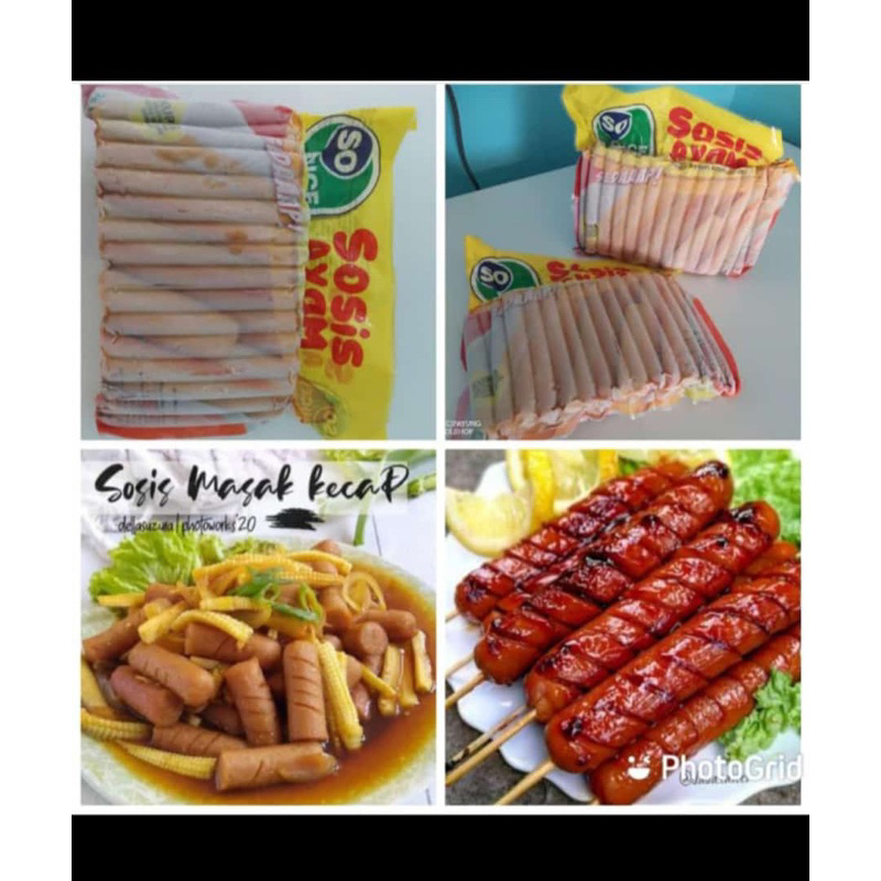 

sosis ayam so nice 1kg