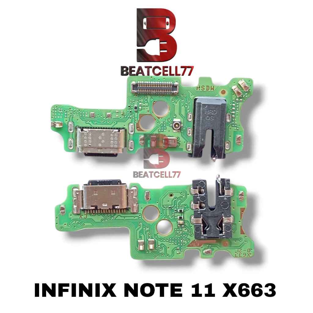 Konektor Charger Infinix Note 11 / X663 Papan Pcb