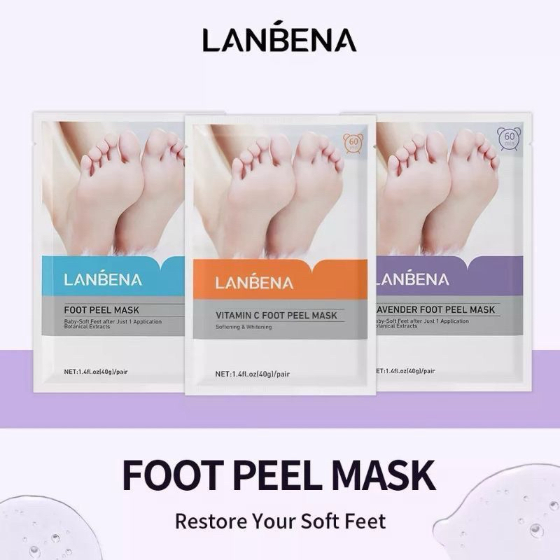 Masker Kaki Bagus 1Pair Foot Peeling Mask Masker Kaki Remove Dead Skin Peeling Badan Foot Care Untuk
