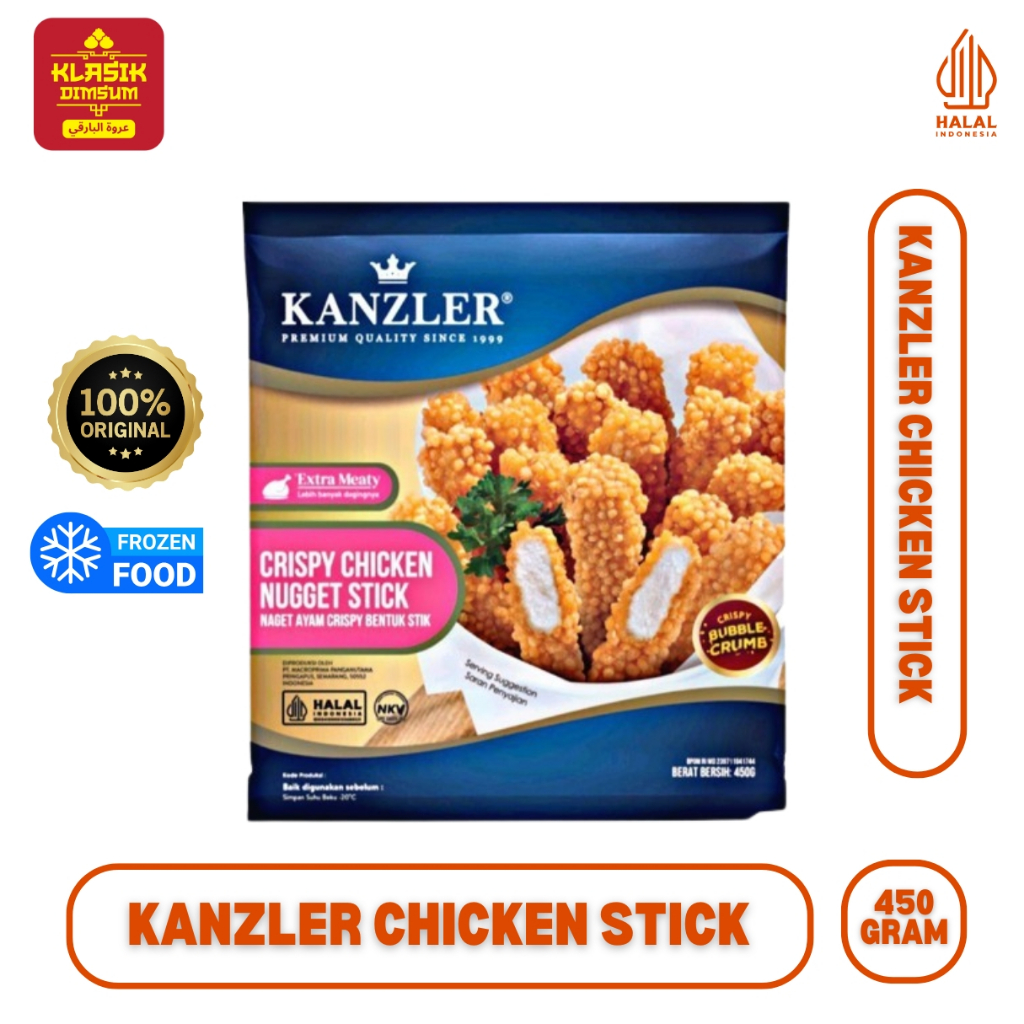 

Kanzler Crispy Stick Nugget 450g – Nugget Premium dengan Sensasi Renyah