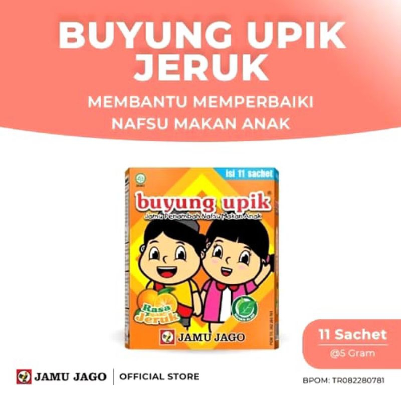 

buyung upik jeruk isi 11 sachet