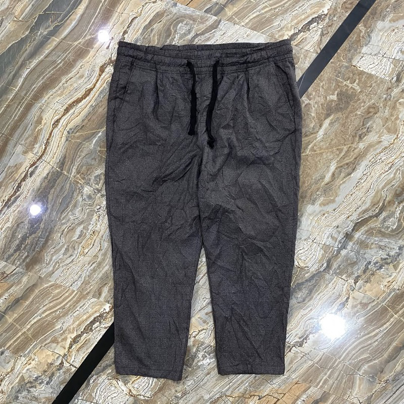 STUDIO DEEP - Basic dark grey relax pants