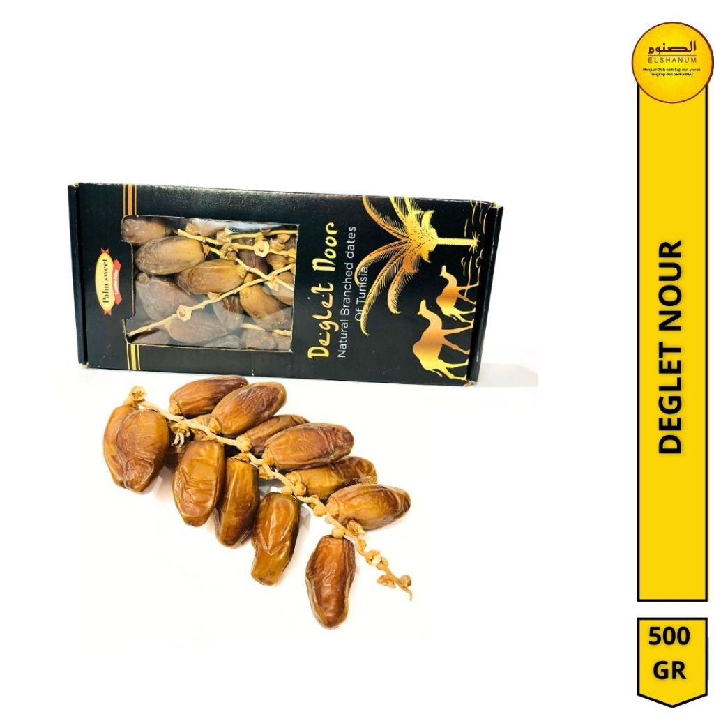 

Palm Tunisia Tangkai Random 500gr Perdus Isi 12pcs / Kurma Palm / Tunisia Tangkai/ Elshanum