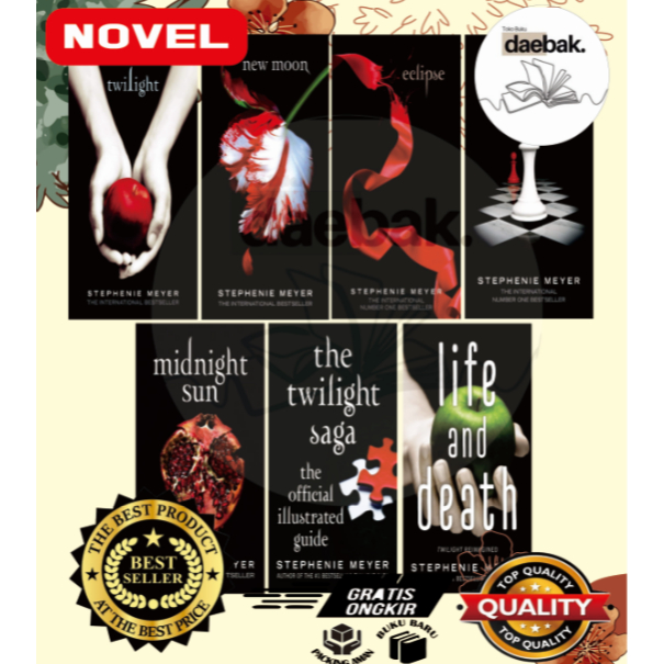 {ENGLISH} TL_ PAKET 7 TWILIGHT SAGA : TWILIGHT, NEW MOON, BREAKING DAWN, MIDNIGHT SUN, ECLIPSE