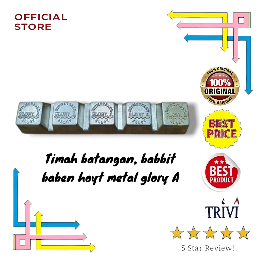 Timah batangan,babbit babbet babet babin hoyt tin bar metal glory A.