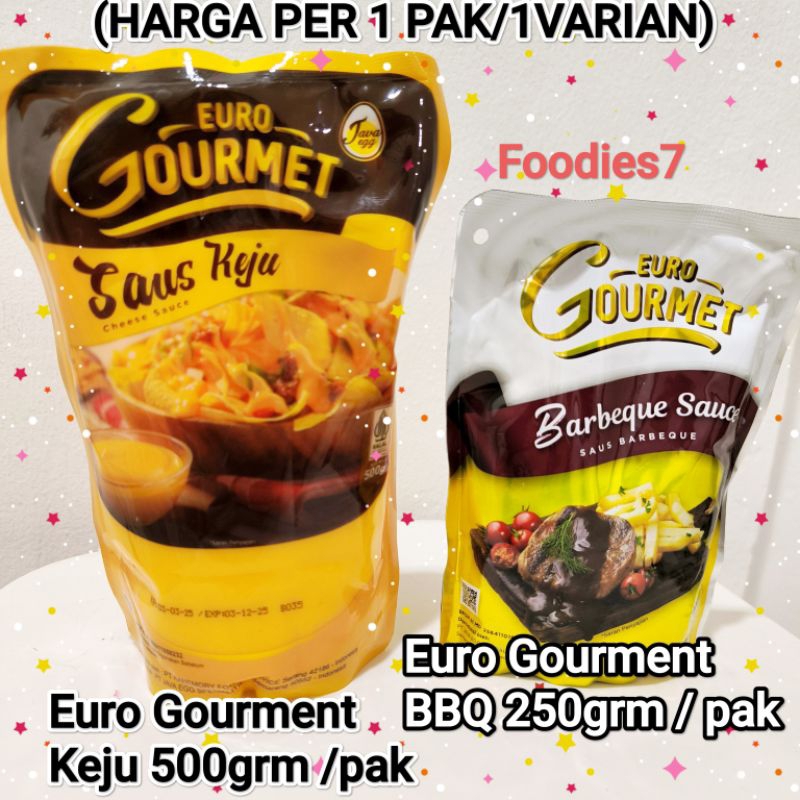 

[Foodies7] EUROGOURMENT KEJU 500GRM ATAU BBQ 250G [HARGA PER 1 ITEM=1PC]