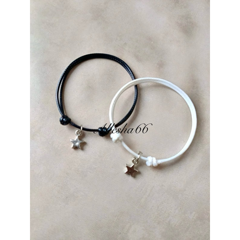 GELANG COUPLE BINTANG GELANG COUPLE STAR GELANG PASANGAN BINTANG GELANG PASANGAN STAR GELANG TALI HI
