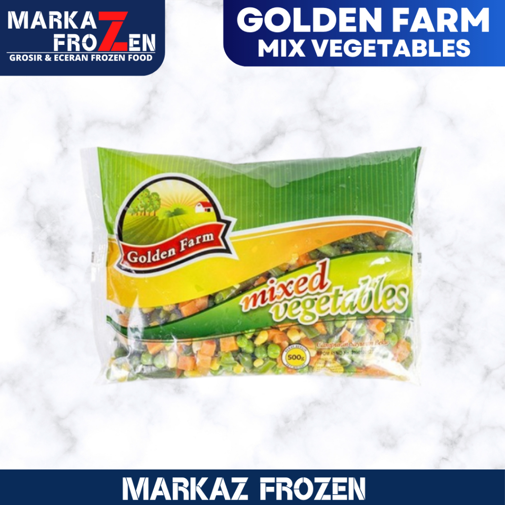

GOLDEN FARM MIX VEGETABLES 500GR