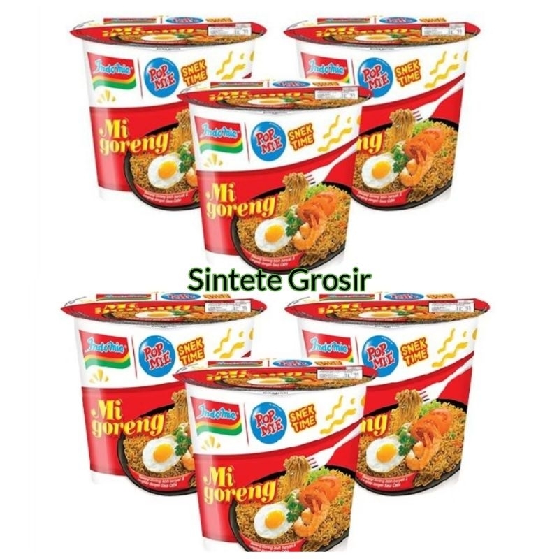 

Paket 6 Pcs - Pop Mie Mini Snek Time Rasa Indomie Goreng 43 gram