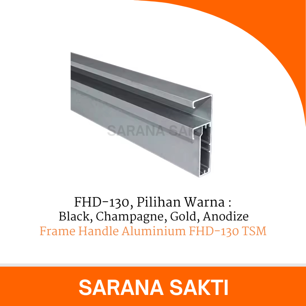 Frame Handle Aluminium FHD-130 TSM | Frame Aluminium Kitchen Set Handle FHD 130