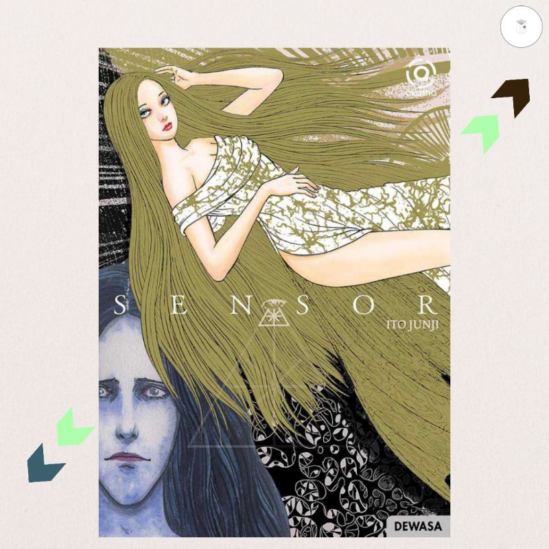 Buku Komik Sensor - Junji Ito