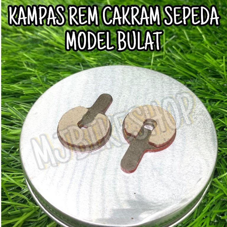 KAMPAS REM CAKRAM SEPEDA MODEL BULAT SAKONI/KANVAS KALIPER/SEPATU REM KALIPER CAKRAM BULAT