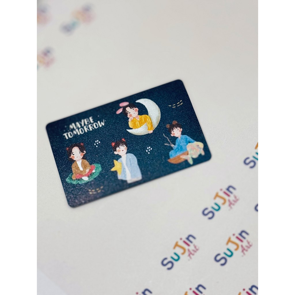 SJ - Day6 and BTS Custom E-Money Mandiri Fanart