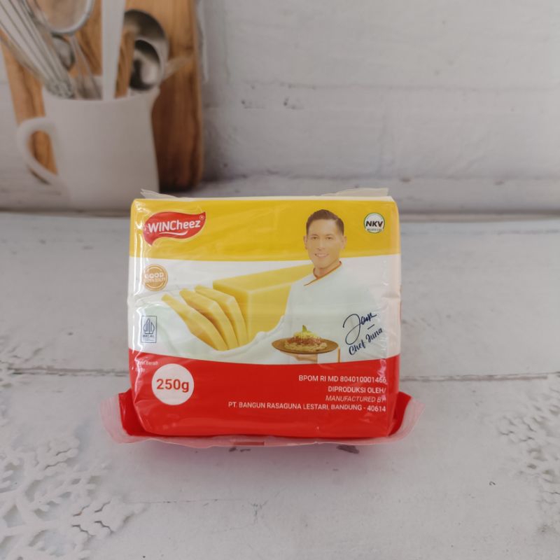 

Keju Wincheez cheddar kemasan (250gr)