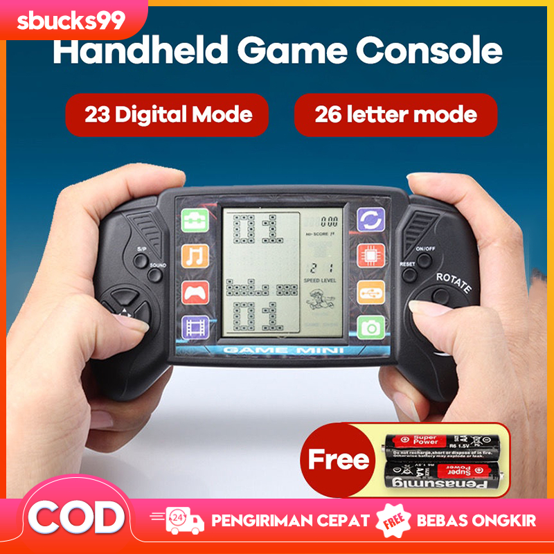 Handheld Retro Mini Gameboy Gameboard Handheld Retro Game Tetris GameBoy Layar Tetris Bricks Game Bo