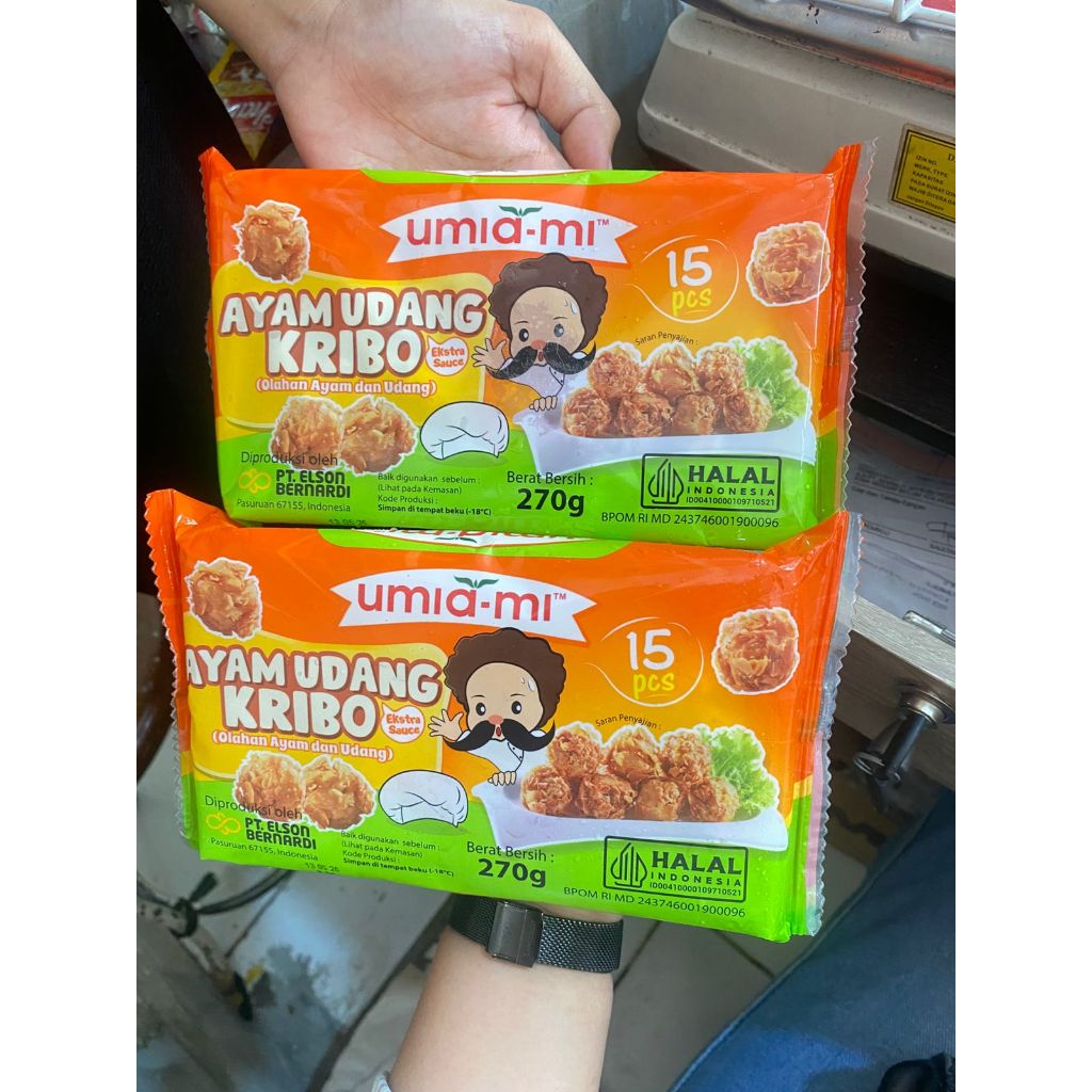 

Ayam Udang Kribo Umia Mi isi 15 Pcs / Rasa Enak