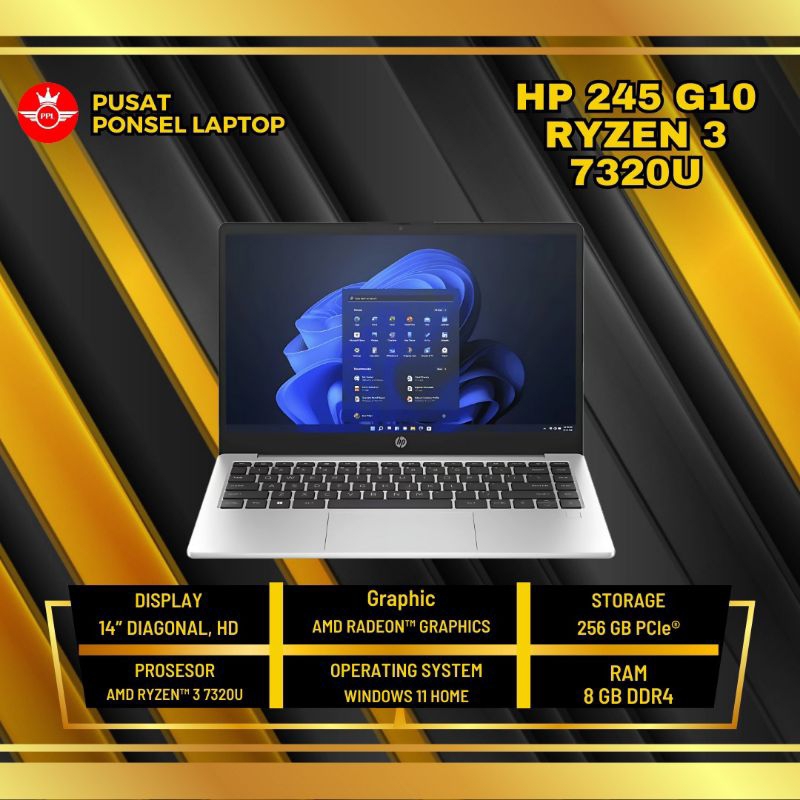 HP 245 G10 RYZEN 3 7320U