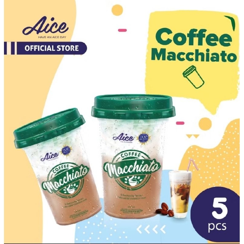 

ICE CREAM AICE COFFE MACHIATO 5 CUP