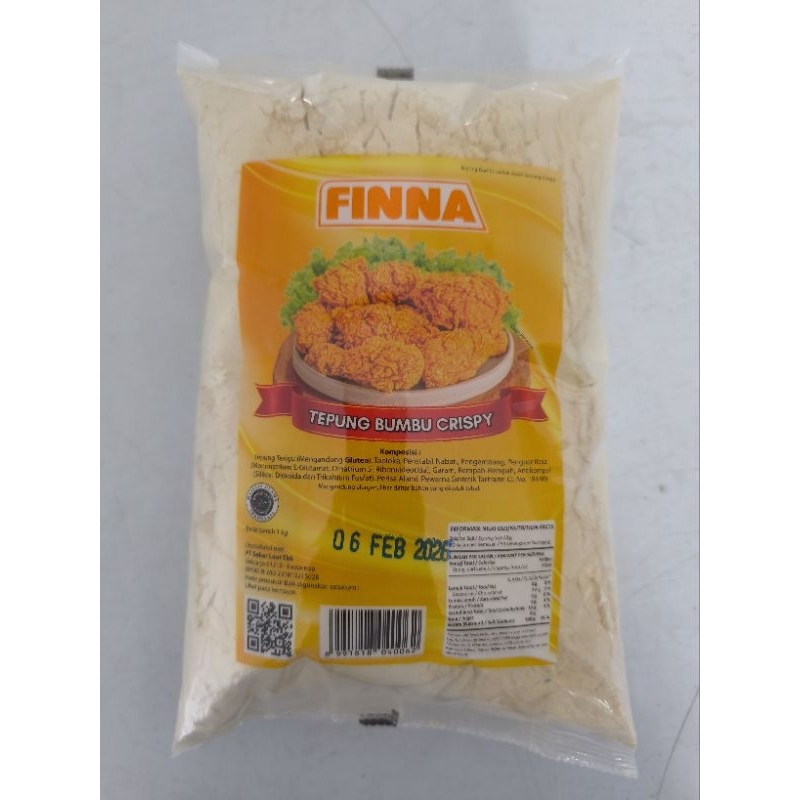 

Tepung Bumbu Crispy Finna 1 kg