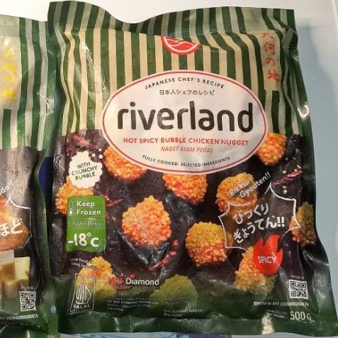 

chiken nugget riverland 500g/nugget crispy spicy