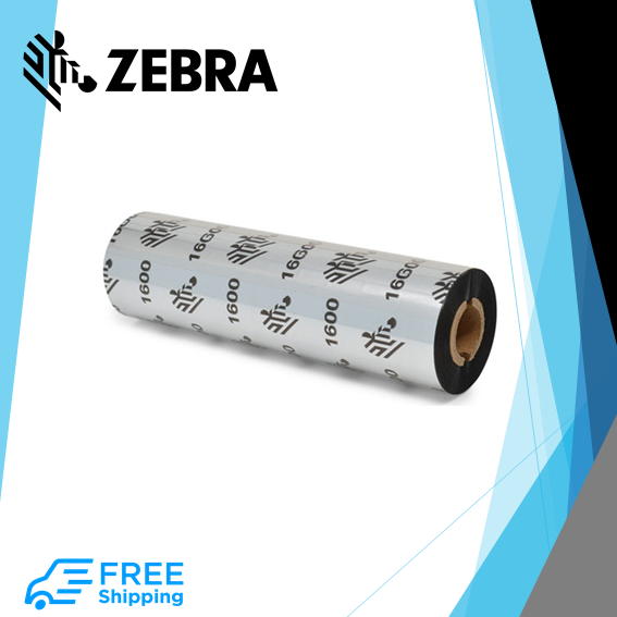 

Zebra Wax Ribbon 110mm x 74m (J1600BK11007)