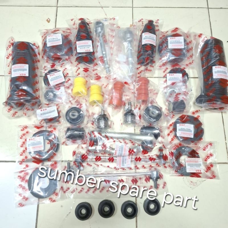 Paket Paketan Full Set Komplit Kaki Kaki Depan Belakang Suzuki ERTIGA Ertiga Th 2013 -2017 Tie Rod R