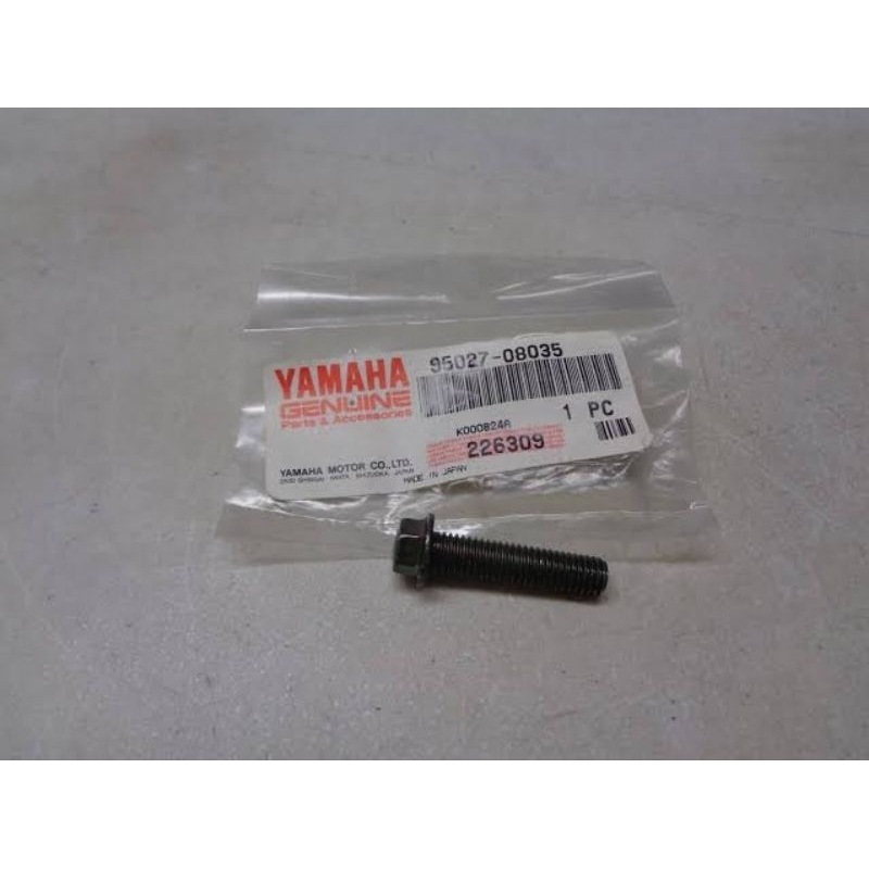 BOLT FLANGE 95027-08035 BAUT KLEMAN SAMBUNGAN KNALPOT XMAX OLD XMAX CONNECTED R25 MT 25 ORIGINAL YAM
