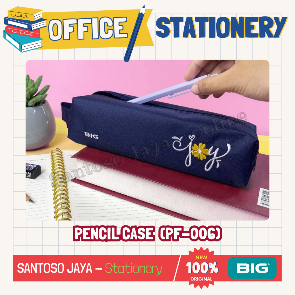 

Tempat - Kotak Pensil BIG Model Joy PF006 - Joy Pencil Case Bag PF-006