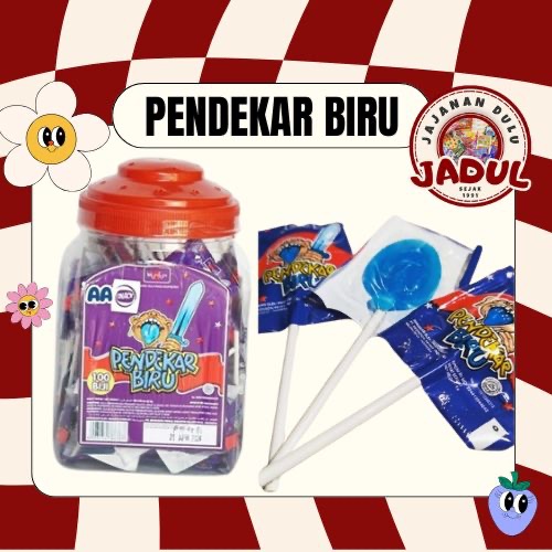 

Jadul Permen Pendekar Biru - Pendekar Biru - 1 Sak - PENDEKAR BIRU Permen 125gr [25 pcs]