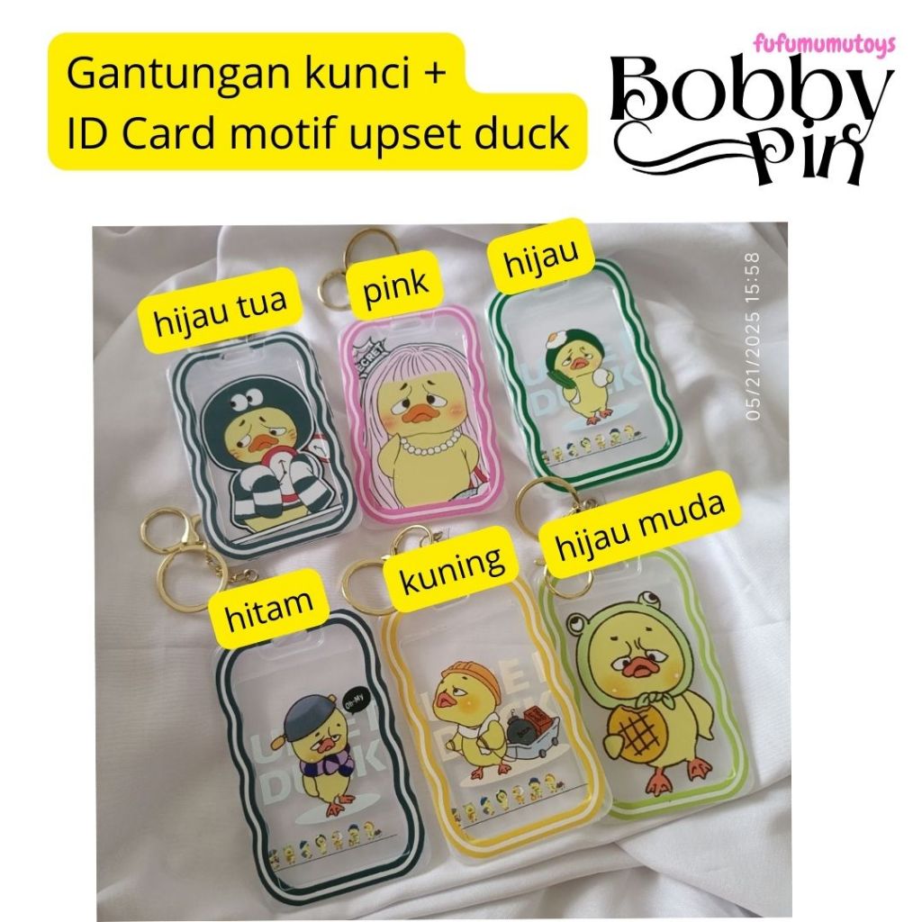

Gantungan Kunci + ID Card Motif Upset Duck