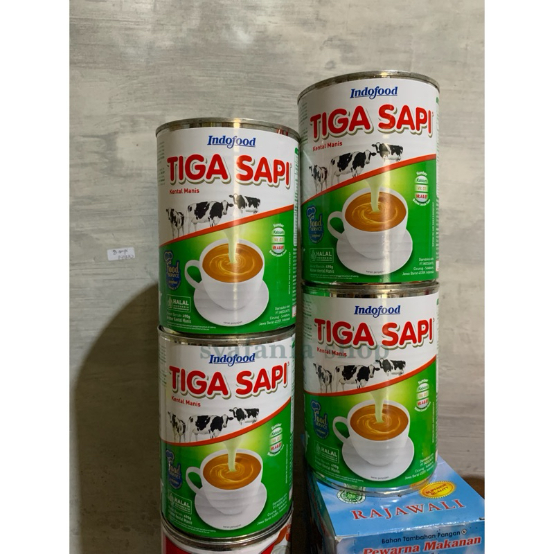 

TIGA SAPI susu kaleng 490gr