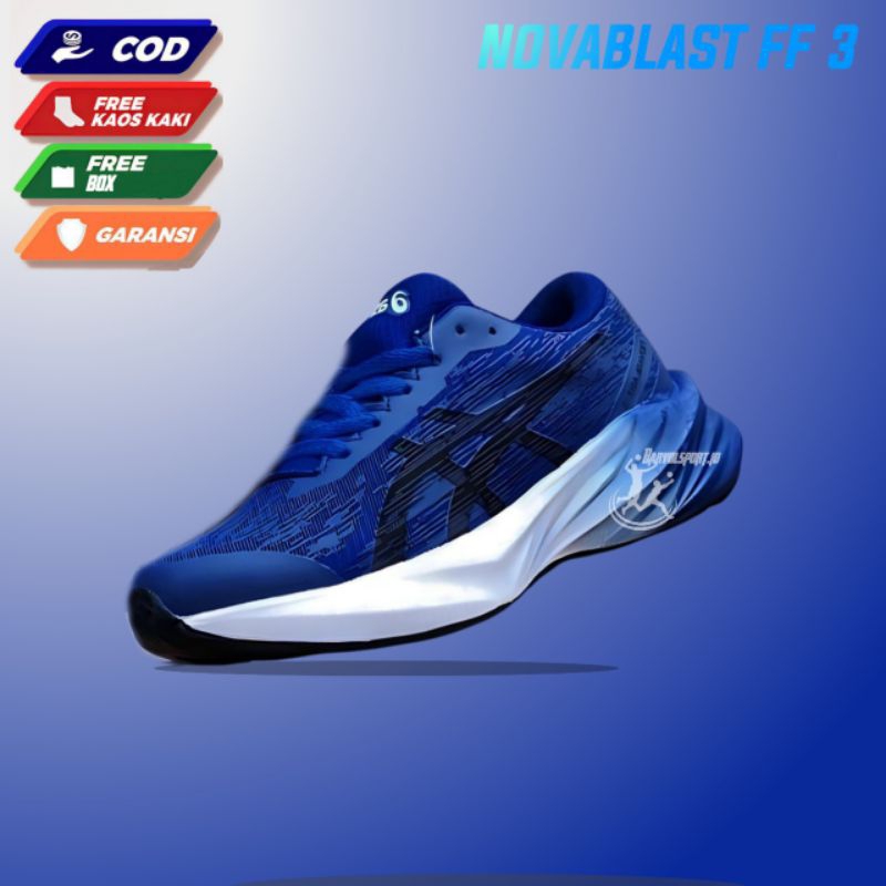 SEPATU OLAHRAGA LARI PRIA DAN WANITA PROMO TERMURAH NOV4BLAST FF 3 OUTSOLE EMPUK RINGAN DAN ELEGAN F