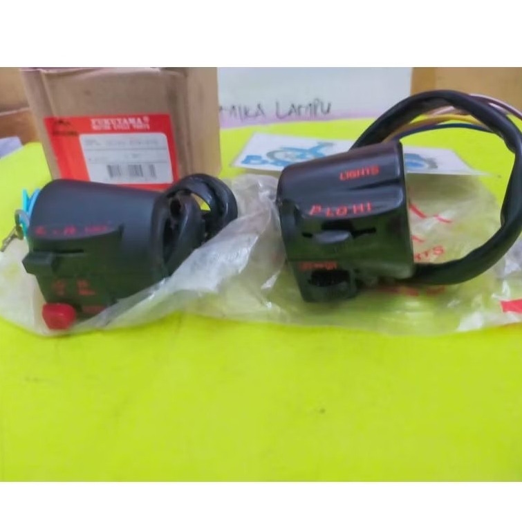 holder saklar tombol switch lampu set kanan kiri Honda GL100 GL 100 GL 125 GL125