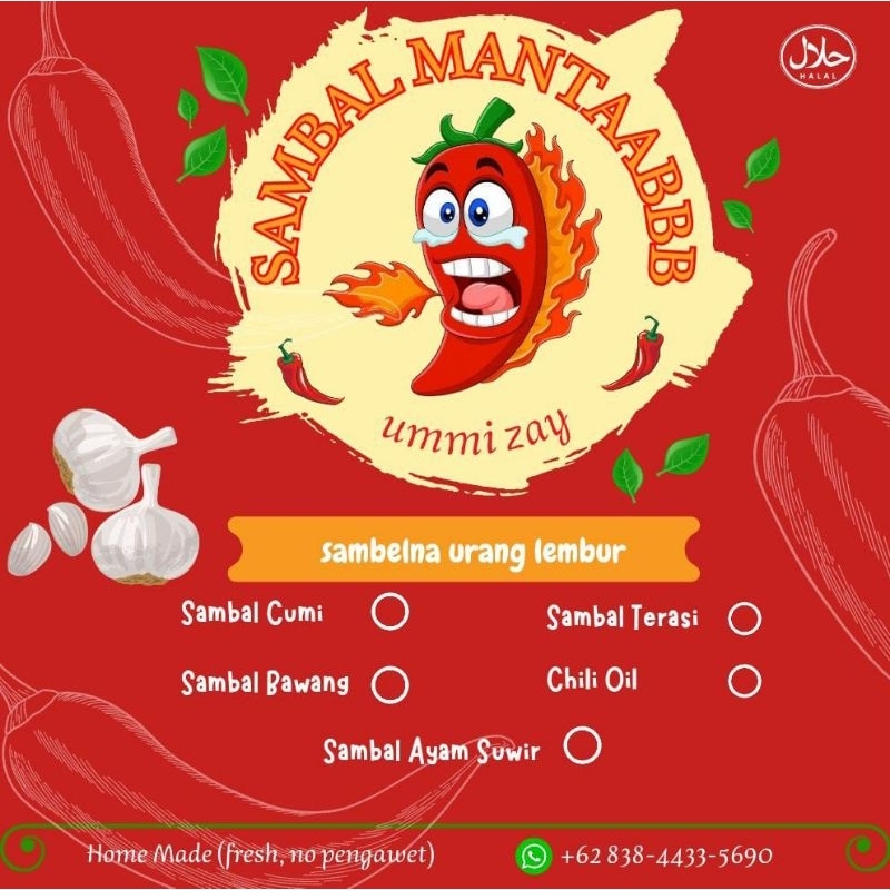 

sambal mantaabbb ummy zay