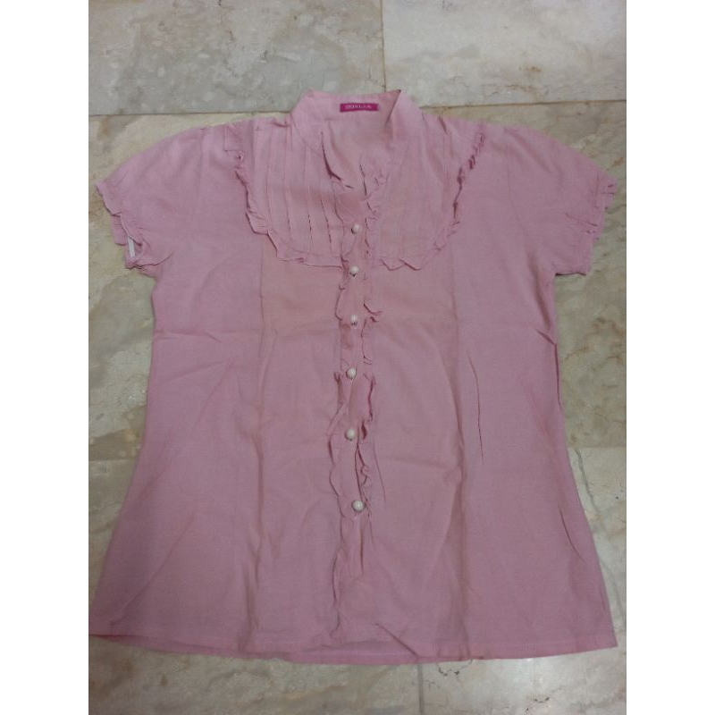 Kemeja pink preloved