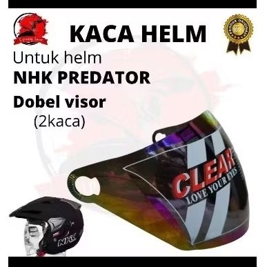 Visor Helm / Kaca Helm NHK GODZILLA, NHK Predator 2 Visor