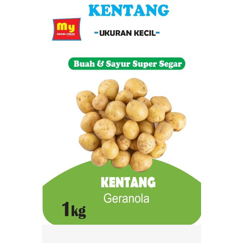 

Kentang ukuran kecil 1kg/Kentang segar