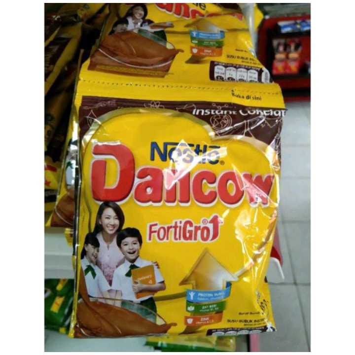 Dancow Full Cream Sachet Rasa Putih dan Coklat Halal