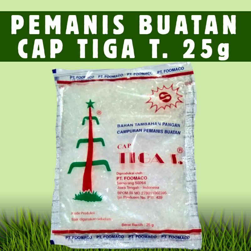 

(GROSIR) Pemanis Buatan Tiga T 25g