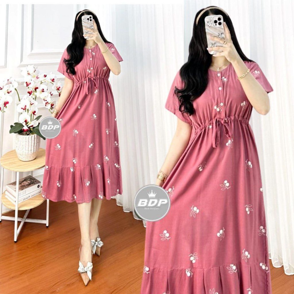 Daster wanita rayon super grade A baju santai - baju rumahan sehari harii