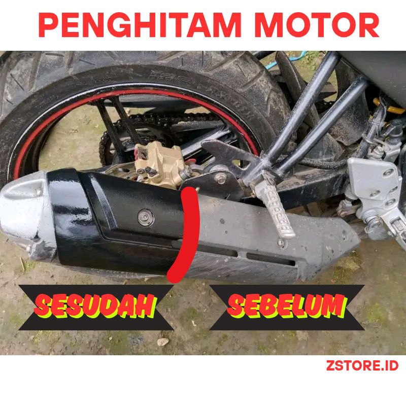 penghitam motor permanen