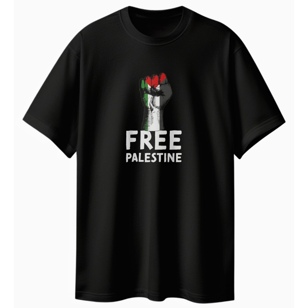 Kaos Pria Baju Free Palestine Support Palestina Tshirt