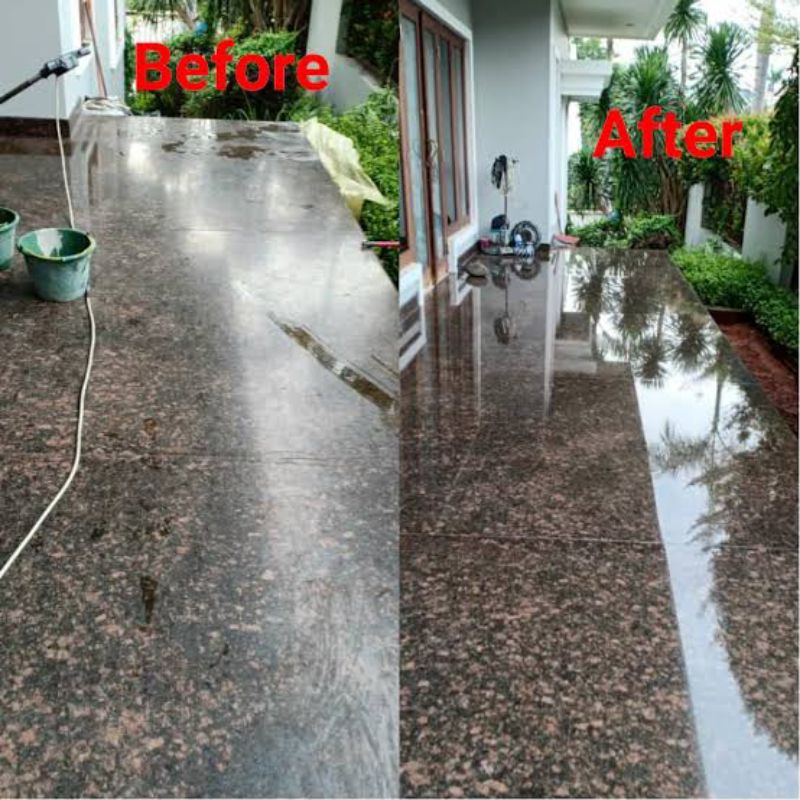 poles lantai granit alam, poles lantai batu granit, kristalisasi granit