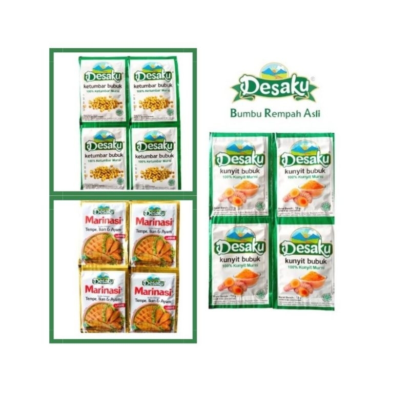 

ketumbar bubuk kunyit bubuk bumbu desaku