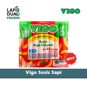 

Vigo Sosis Sapi isi 15pcs