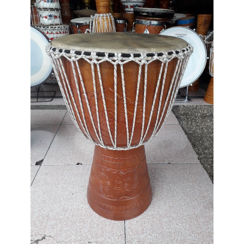 Jimbe djembe reggae tinggi 60cm diameter 30cm (jumbo)